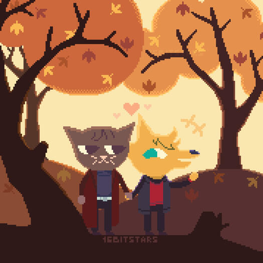 犬二 / Night in the Woods パロ